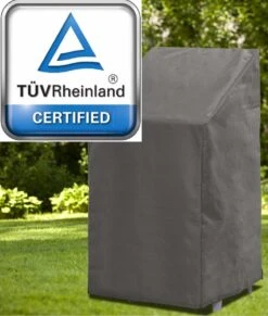 Weersbestendige Beschermhoes Stoel (4 Tot 6 Stapelstoelen) | 66 X 95 X 133/93 Cm (L) | Premium | Waterproof | TÜV Rheinland Gecertificeerd | Hoes Voor Tuin | Waterdicht | Solution Dyed (verkleuring Onmogelijk) | Grijs / Antraciet -Tuin Verkoop 1018x1200