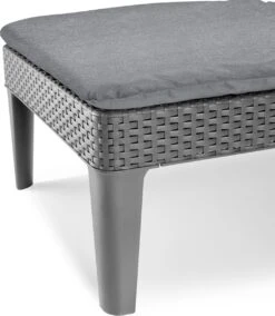 Allibert Jaipur Ligbed - 58x187,5x29 Cm - Grafiet -Tuin Verkoop 1042x1200