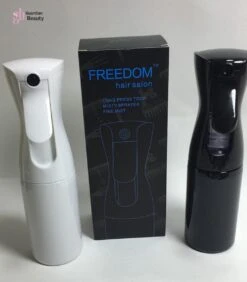 Merkloos Sibel Extreme Mist Verstuiver 160ml Zwart En Wit| Professional Hairdressing Plastic Fine Mist Spray Bottle - 2 Stucks -Tuin Verkoop 1051x1200