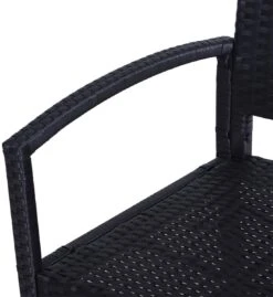 Outsunny Polyrotan Tuinbank 2-zits Parkbank Bank Staal Zwart 867-022 -Tuin Verkoop 1102x1200 1