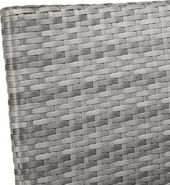 Casaria Polyrattan Tuinstoelen – 4 Stuks Stapelbaar – Grijs -Tuin Verkoop 1102x1200 3