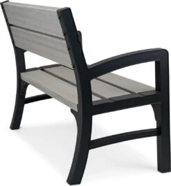 Keter Montero Tuinbank – 2-personen - 120x61x91cm - Grafiet -Tuin Verkoop 1103x1200 1