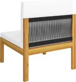 Decoways - 5-delige Loungeset Met Kussens Massief Acaciahout Crèmekleurig -Tuin Verkoop 1103x1200 4