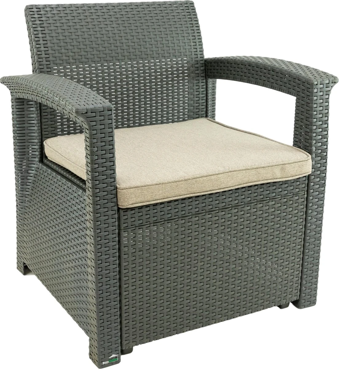 MaxxGarden Rattan Loungeset - 4 Persoons Zithoek - Design Wicker Tuinset 6 MaxxGarden Rattan Loungeset - 4 Persoons Zithoek - Design Wicker Tuinset - Afbeelding 4