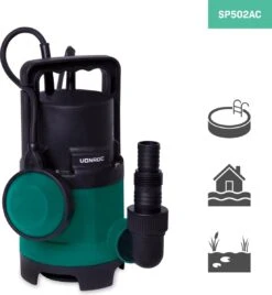 VONROC Dompelpomp/Waterpomp 400W - 8000l/h - Voor Vuil En Schoonwater - Met Vlotter -Tuin Verkoop 1105x1200 2