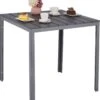 Relaxdays Tuintafel Vierkant - Grijze Buitentafel - Eettafel Tuin - Moderne Balkontafel -Tuin Verkoop 1114x1200 2