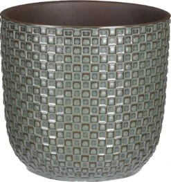 Mica Decorations Daan Bloempot - H17,5 X Ø19 Cm - Groen -Tuin Verkoop 1129x1200 2