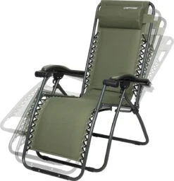Capture Outdoor, Opklapbare Luxe Ligstoel "Relax RZ-1", Verstelbare Rugleuning, Luxe Armleuningen, Opgespannen Gevoerd Doek, Afneembaar Kussen, … -Tuin Verkoop 1160x1200 3