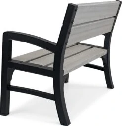 Keter Montero Tuinbank – 2-personen - 120x61x91cm - Grafiet -Tuin Verkoop 1161x1200