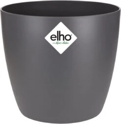 Elho Brussels Rond Mini 7 - Bloempot Voor Binnen - Ø 6.7 X H 6.0 Cm - Zwart/Antraciet -Tuin Verkoop 1165x1200 3