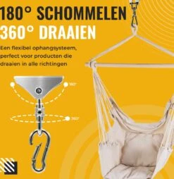 Itstrong® Plafondhaak Ophangsysteem Voor Binnen & Buiten – Ophanghaak Voor Bokszak – Schommel – Schommelstoel – Hangstoel - RVS -Tuin Verkoop 1166x1200 2