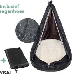 Vita5 Macramé Hangstoel - Voor Binnen En Buiten - Zonder Standaard - Incl. Kussen, Boekenvak En Beschermhoes - Tot 150kg - Beige 23 Vita5 Macramé Hangstoel - Voor Binnen En Buiten - Zonder Standaard - Incl. Kussen, Boekenvak En Beschermhoes - Tot 150kg - Beige -Tuin Verkoop 1171x1200 1