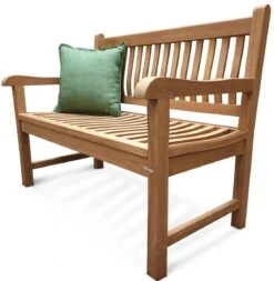 Merkloos TIERRA | Tuinbank Van Teak Comfort Plus + | 150 Cm - 3-Persoons / 3-Zits | Naturel / Original | BONANY Luxe | Geschuurd & Olie Op Waterbasis | Klassiek & Traditioneel | Stevig | Tuinzetel | Bank Voor Tuin -Tuin Verkoop 1171x1200