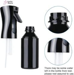 Merkloos Sibel Extreme Mist Verstuiver 160ml Zwart En Wit| Professional Hairdressing Plastic Fine Mist Spray Bottle - 2 Stucks -Tuin Verkoop 1184x1200 2