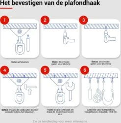 Ophangsysteem - Plafondhaak RVS - Ophanghaak TRX - Hangstoel Buiten - Hangstoel Binnen – Schommelstoel - Schommel - Bokszakken - RVS - 300kg 17 Ophangsysteem - Plafondhaak RVS - Ophanghaak TRX - Hangstoel Buiten - Hangstoel Binnen – Schommelstoel - Schommel - Bokszakken - RVS - 300kg -Tuin Verkoop 1186x1200 1