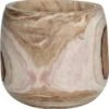 Mica Decorations Pia Bloempot - H31 X Ø31 Cm - Paulownia Hout - Lichtbruin -Tuin Verkoop 1186x1200 5