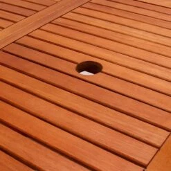 Merkloos Tuintafel Acaciahout - 160x85x75cm - FSC-gecertificeerd -Tuin Verkoop 1198x1200 5