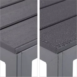 Relaxdays Tuintafel Vierkant - Grijze Buitentafel - Eettafel Tuin - Moderne Balkontafel -Tuin Verkoop 1198x1200 9