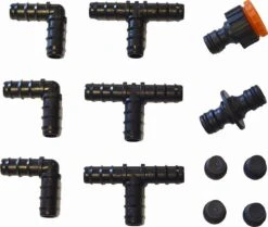 Meisterhome ® - 30 Meter - Druppelslang - Druppelsystemen - Zweetslang - Bewatering - Bewateringssysteem - Druppelsysteem - Irrigatie Set - 70% Waterbesparing - Druppelaars - Tuin, Gras, Planten - Met 38 Hulpstukken Voor Vast Zetten En Verlengen -Tuin Verkoop 1200x1014 6