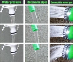 Merkloos Tuinslang - Tuinslag Flexibel - Tuinslag Flexibel 15M -15 Meter - Tuinslangen - Uitrekbaar - Met Koppelstuk - 7 In 1 Sproeikop -Tuin Verkoop 1200x1014 7