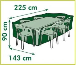 Nature - Tuinmeubelhoes - Beschermhoes Voor Tafel (rechthoekig) - H90 X 225 X 143cm 9 Nature - Tuinmeubelhoes - Beschermhoes Voor Tafel (rechthoekig) - H90 X 225 X 143cm -Tuin Verkoop 1200x1018