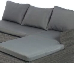 MaxxGarden Loungeset – Rattan Hoekset - 4 Persoons - Incl. Salontafel - Grijs -Tuin Verkoop 1200x1020