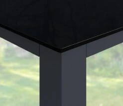 Casaria – Tuintafel – Aluminium – 90x90x75cm –Antraciet -Tuin Verkoop 1200x1034