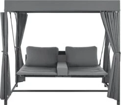 Schommelbank / Ligbank Kassandra - Donkergrijs -Tuin Verkoop 1200x1046