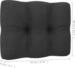 Decoways - 6-delige Loungeset Met Kussens Massief Grenenhout Wit -Tuin Verkoop 1200x1080