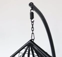 Egg Hangstoel Roundabout Zwart -Tuin Verkoop 1200x1098