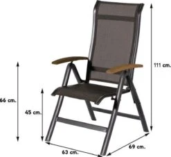 Hartman Alice Verstelbare Tuinstoel - Grijs -Tuin Verkoop 1200x1100 1