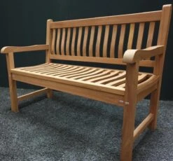 Merkloos TIERRA | Tuinbank Van Teak Comfort Plus + | 150 Cm - 3-Persoons / 3-Zits | Naturel / Original | BONANY Luxe | Geschuurd & Olie Op Waterbasis | Klassiek & Traditioneel | Stevig | Tuinzetel | Bank Voor Tuin -Tuin Verkoop 1200x1118