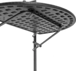 Relaxdays Balkontafel Inklapbaar, Balkon Tafel Rotan, Hangtafel Reling - Zwart -Tuin Verkoop 1200x1122