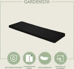 Gardenista Tuinbank Kussen - Bank Meubilair Buiten 2-zitter ZitKussen - Bankkussen Voor Tuin - Zitkussen Voor Tuinbank - Zachte En Lichtgewicht Waterbestendig Materiaal -Tuin Verkoop 1200x1128 4