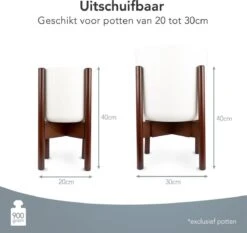 LifeGoods Planten Standaard - Uitschuifbare Bloempothouder - 20 Tot 30 Cm - Donker Bamboe 17 LifeGoods Planten Standaard - Uitschuifbare Bloempothouder - 20 Tot 30 Cm - Donker Bamboe -Tuin Verkoop 1200x1130 6