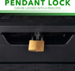 Opbergbox 310L UV-Bestendig Weerbestendig Wielen Tuinbox Rotan-look Antraciet -Tuin Verkoop 1200x1131 6