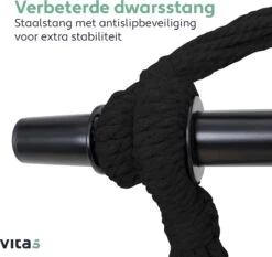 Vita5 XXL Hangstoel | Binnen&Buiten Hangnest | Incl. 2 Kussens En Boekenvak | Volwassenen&Kinderen | Hangmatstoel Tot 225kg | Beige -Tuin Verkoop 1200x1134 2