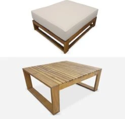 Alice's Garden Loungeset Mendoza - Acacia - 5 Plaatsen - Beige -Tuin Verkoop 1200x1147 3