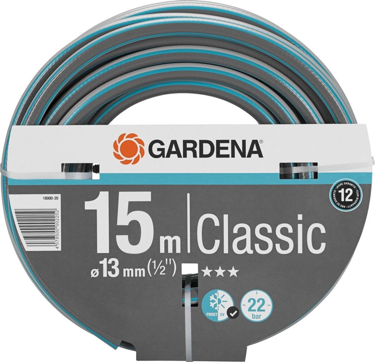 GARDENA Classic Tuinslang 1/2-13mm - 15 Meter 3 GARDENA Classic Tuinslang 1/2-13mm - 15 Meter