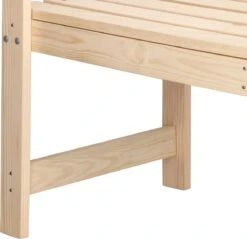 Merkloos Springos Tuinbank | Tuinbankje | Zitbank Buiten | Naaldhout | 119 X 78 X 45 Cm | Licht -Tuin Verkoop 1200x1162