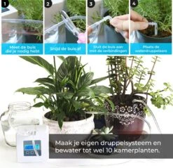 Automatisch Bewateringssysteem Voor Kamerplanten Met Pomp – Waterdruppelaar – Watergeefsysteem– Planten Watergever -Tuin Verkoop 1200x1163