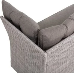 Beliani VITERBO - Loungeset Voor 8 - Grijs - PE Rotan -Tuin Verkoop 1200x1172 1