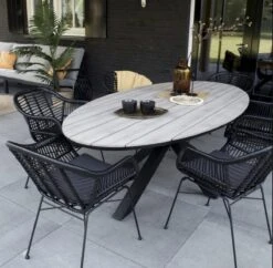 Ovale Tuintafel Cyprus 180cm | Wood | Polywood & Aluminium -Tuin Verkoop 1200x1175 1