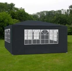 MaxxGarden Partytent - Paviljoen - 3x4m - Incl. Zijwanden - Waterdicht - Antraciet -Tuin Verkoop 1200x1175 3