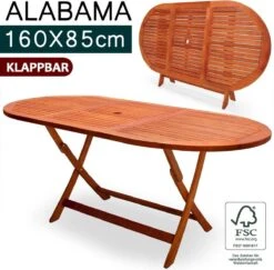 Merkloos Tuintafel Acaciahout - 160x85x75cm - FSC-gecertificeerd -Tuin Verkoop 1200x1180 2