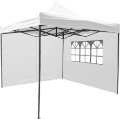 Garden Royal Easy Up Partytent 3x3 Met 4 Zijwanden Wit Waterdicht -Tuin Verkoop 1200x1197 10