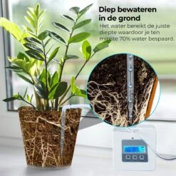 Automatisch Bewateringssysteem Voor Kamerplanten Met Pomp – Waterdruppelaar – Watergeefsysteem– Planten Watergever -Tuin Verkoop 1200x1198 23