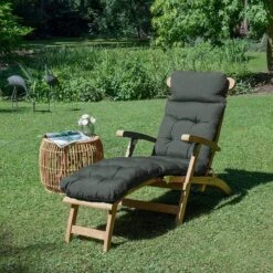 Beautissu Deckchair Kussen 200x50x8 Cm - Ligstoelkussen Antraciet - Matraskussen Voor Hangmatten En Tuin-/terrasstoelen - Flair DC -Tuin Verkoop 1200x1200 1025