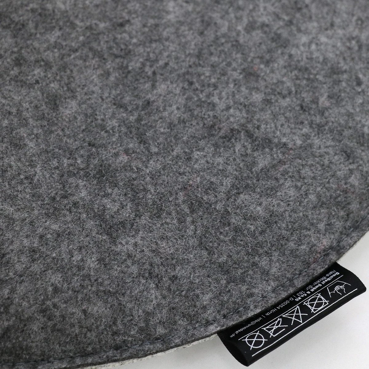 30mm Vilten Zitkussen Rond - Ø 35cm Stoelkussen Stoelpad Zacht 2-kleurig Grijs 10 30mm Vilten Zitkussen Rond - Ø 35cm Stoelkussen Stoelpad Zacht 2-kleurig Grijs - Afbeelding 8