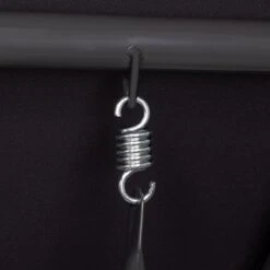 Springos Schommelbank | Linda-Schommel | 3-zits | Waterafstotend | Inclusief 2 Kussens | Verstelbare Luifel | 162 X 200 X 120 Cm | Zwart -Tuin Verkoop 1200x1200 105